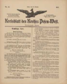 Kreisblatt des Kreises Posen-West 1912.10.24 Jg.24 Nr45