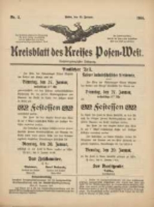 Kreisblatt des Kreises Posen-West 1914.01.15 Jg.26 Nr3