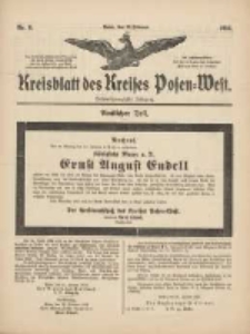 Kreisblatt des Kreises Posen-West 1914.02.26 Jg.26 Nr9
