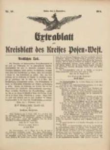 Kreisblatt des Kreises Posen-West 1914.09.05 Jg.26 Nr50