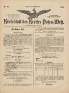 Kreisblatt des Kreises Posen-West 1914.11.12 Jg.26 Nr68