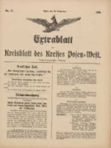 Kreisblatt des Kreises Posen-West 1915.09.29 Jg.27 Nr47