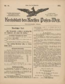 Kreisblatt des Kreises Posen-West 1915.11.20 Jg.27 Nr57