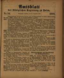 Amtsblatt der Königlichen Regierung zu Posen. 1909.12.21 Nro.51