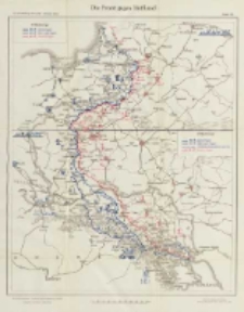 Die Operationen des Jahres 1915: die Ereignisse im Winter und Frühjahr: mit vierzig Karten und Skizzen Bd.7 Die Front gegen Russland Karte 18