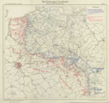 Die Operationen des Jahres 1915: die Ereignisse im Westen und auf dem Balkan vom Sommer bis zum Jahresschluss: mit vierunddreissig Karten und Skizzen Bd.9 Die Front gegen Frankreich. Stand am 24/25 September 1915 Karte 2