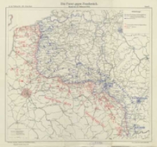 Die Operationen des Jahres 1916: bis zum Wechsel in der Obersten Heeresleitung: mit fünfundvierzig Karten und Skizzen Bd.10 Die Front gegen Frankreich Stand am 21 Februar 1916 Karte 2