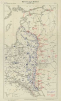 Die Operationen des Jahres 1916: bis zum Wechsel in der Obersten Heeresleitung: mit fünfundvierzig Karten und Skizzen Bd.10 Die Front gegen Russland am 18 März 1916 Karte 6