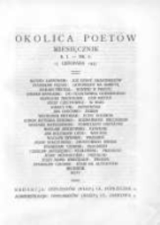 Okolica Poetów 1935.11.15 R.1 Nr8