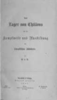 Der Lager von Chαlons und die Kampfweise und Ausbildung der französischen Infanterie