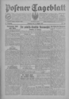 Posener Tageblatt 1928.08.21 Jg.67 Nr190