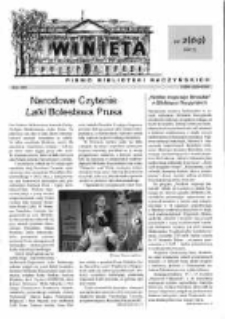 Winieta : pismo Biblioteki Raczyńskich 2015 Nr2 (69)