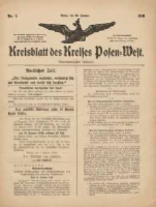 Kreisblatt des Kreises Posen-West 1916.01.13 Jg.28 Nr3