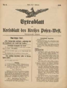 Extrablatt zum Kreisblatt des Kreises Posen-West 1916.02.01 Jg.28 Nr6
