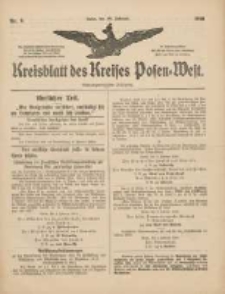 Kreisblatt des Kreises Posen-West 1916.02.18 Jg.28 Nr9