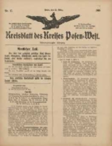 Kreisblatt des Kreises Posen-West 1916.03.23 Jg.28 Nr17