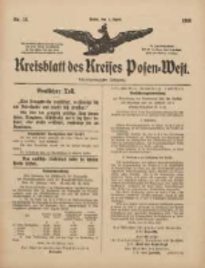 Kreisblatt des Kreises Posen-West 1916.04.01 Jg.28 Nr18