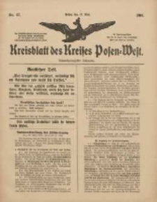 Kreisblatt des Kreises Posen-West 1916.05.17 Jg.28 Nr27