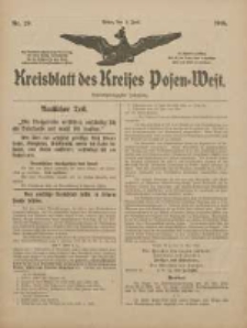 Kreisblatt des Kreises Posen-West 1916.06.01 Jg.28 Nr29