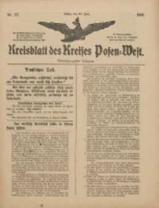 Kreisblatt des Kreises Posen-West 1916.06.15 Jg.28 Nr32