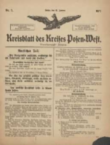 Kreisblatt des Kreises Posen-West 1917.01.11 Jg.29 Nr2