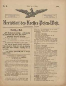 Kreisblatt des Kreises Posen-West 1917.03.01 Jg.29 Nr11