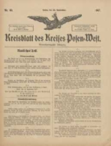 Kreisblatt des Kreises Posen-West 1917.09.26 Jg.29 Nr65