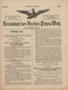Kreisblatt des Kreises Posen-West 1917.10.10 Jg.29 Nr69