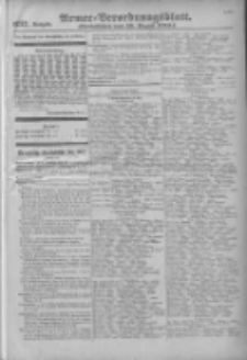 Armee-Verordnungsblatt. Verlustlisten 1915.08.16 Ausgabe 637