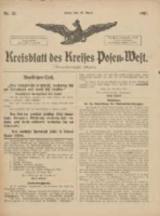 Kreisblatt des Kreises Posen-West 1917.04.26 Jg.29 Nr22