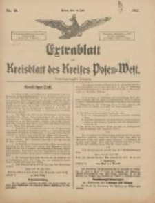 Extrablatt zum Kreisblatt des Kreises Posen-West 1917.07.14 Jg.29 Nr46