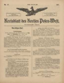 Kreisblatt des Kreises Posen-West 1917.07.18 Jg.29 Nr47