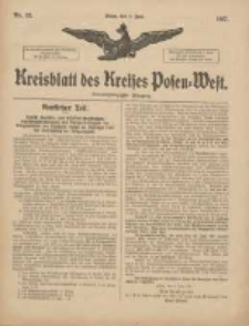 Kreisblatt des Kreises Posen-West 1917.06.07 Jg.29 Nr33
