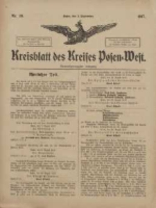 Kreisblatt des Kreises Posen-West 1917.09.05 Jg.29 Nr59