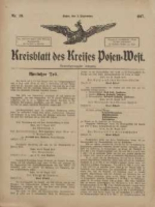 Kreisblatt des Kreises Posen-West 1917.09.05 Jg.29 Nr59