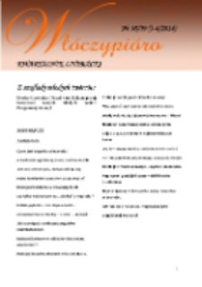 Włóczypióro: kwartalnik literacki 2014 Nr38/39(3-4/2014)