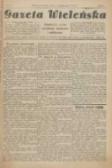 Gazeta Wieleńska: niezależne pismo narodowe, społeczne i polityczne 1925.10.04 R.1 Nr2