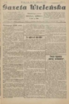 Gazeta Wieleńska: niezależne pismo narodowe, społeczne i polityczne 1925.10.21 R.1 Nr9