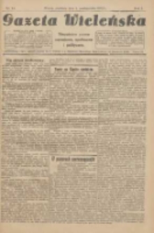 Gazeta Wieleńska: niezależne pismo narodowe, społeczne i polityczne 1925.11.01 R.1 Nr14