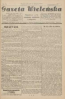 Gazeta Wieleńska: niezależne pismo narodowe, społeczne i polityczne 1925.11.04 R.1 Nr15