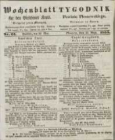 Wochenblatt für den Pleschener Kreis : Tygodnik Powiatu Pleszewskiego 1854.05.31 Nr22