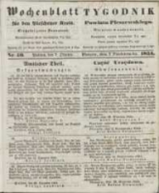 Wochenblatt für den Pleschener Kreis : Tygodnik Powiatu Pleszewskiego 1854.10.07 Nr40