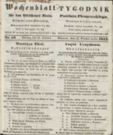 Wochenblatt für den Pleschener Kreis : Tygodnik Powiatu Pleszewskiego 1854.10.21 Nr42