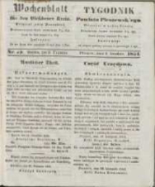 Wochenblatt für den Pleschener Kreis : Tygodnik Powiatu Pleszewskiego 1854.12.09 Nr49