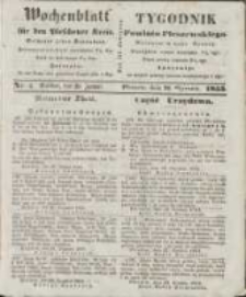 Wochenblatt für den Pleschener Kreis : Tygodnik Powiatu Pleszewskiego 1855.01.20 Nr3