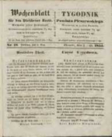 Wochenblatt für den Pleschener Kreis : Tygodnik Powiatu Pleszewskiego 1855.05.05 Nr18
