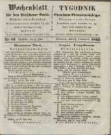 Wochenblatt f&uuml;r den Pleschener Kreis : Tygodnik Powiatu Pleszewskiego 1855.06.02 Nr22