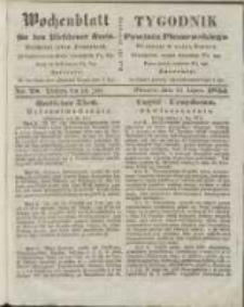 Wochenblatt für den Pleschener Kreis : Tygodnik Powiatu Pleszewskiego 1855.07.14 Nr28