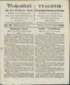 Wochenblatt für den Pleschener Kreis : Tygodnik Powiatu Pleszewskiego 1855.07.21 Nr29
