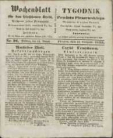 Wochenblatt für den Pleschener Kreis : Tygodnik Powiatu Pleszewskiego 1855.08.11 Nr32
